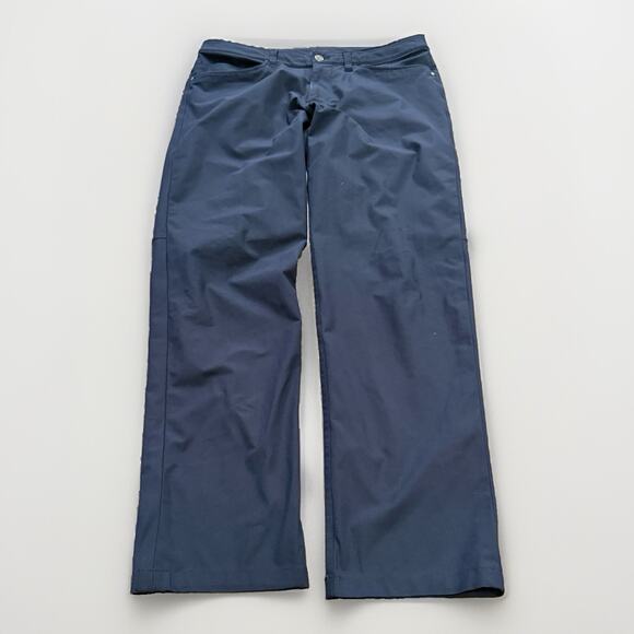 Lululemon Other - Lululemon ABC Classic-Fit Mens Navy Blue 5 Pocket Chino Pants Size 33